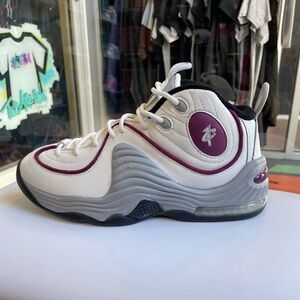 Nike Air Penny 2 Basketball Sneakers Rosewood Women Summit White DV1163 Lace Up